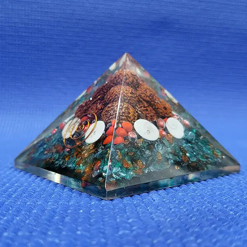 Rudraksha Gomathi Chakra With Kundrinmani Pyramid