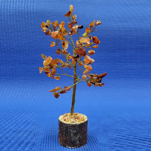 Carnelian Tree Wooden Base Small
