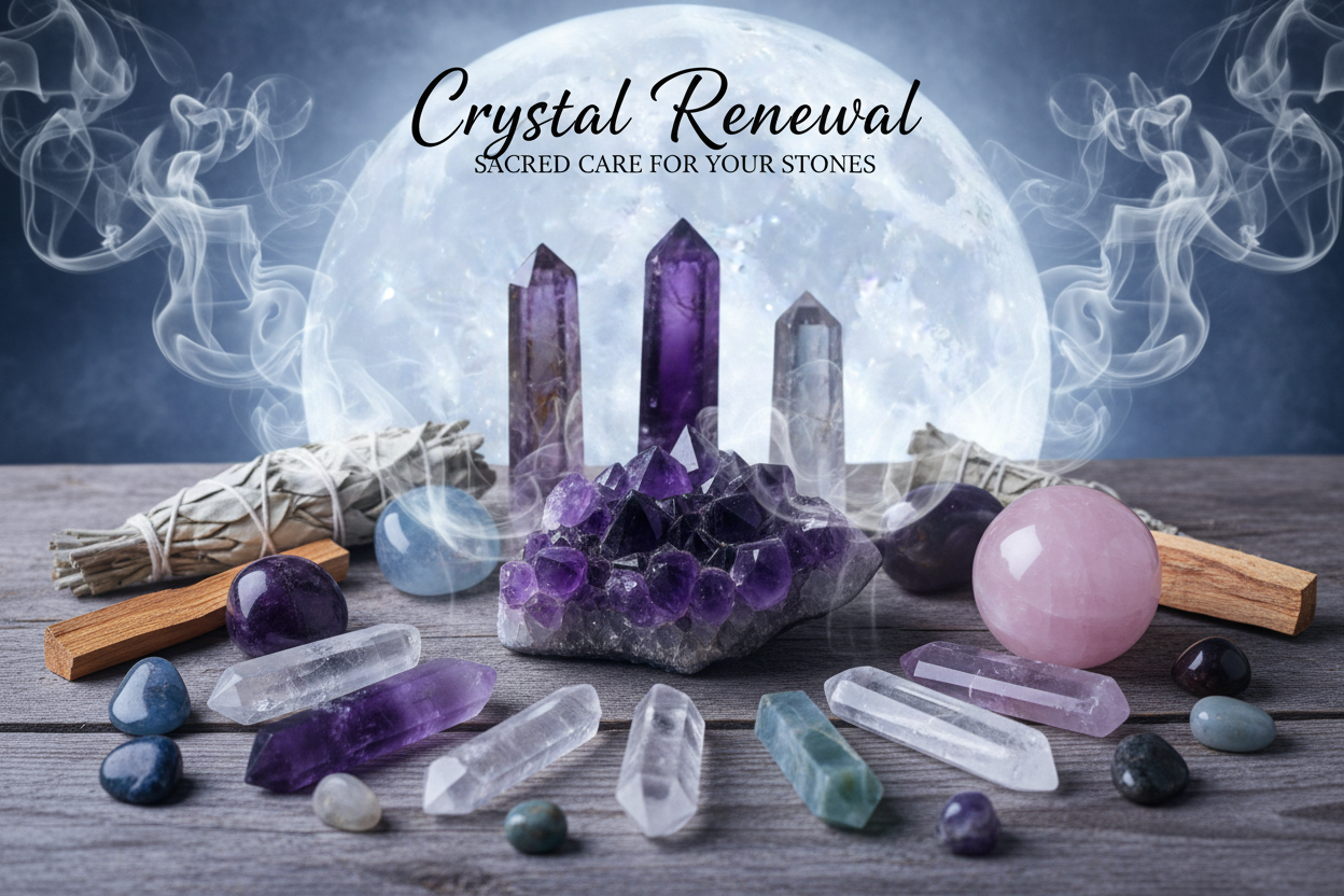 How to Cleanse & Care for Your Healing Crystals
