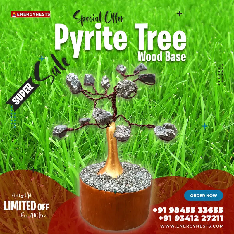 Pyrite Wood base Tree