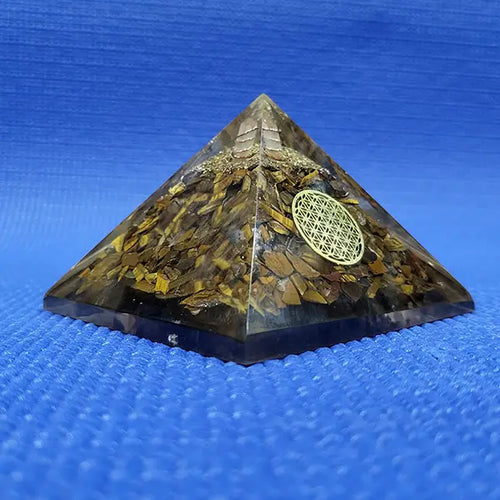 Tiger Eye Pyramid