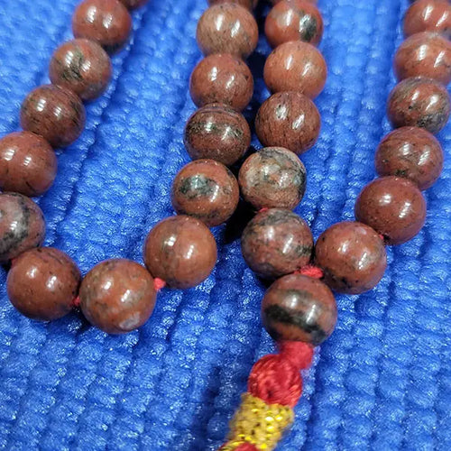 Fire agate mala