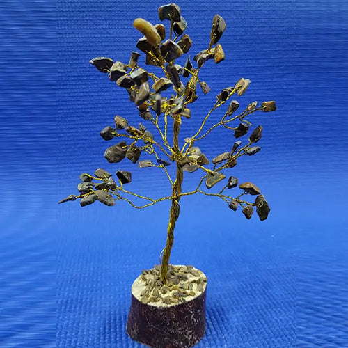 Tigereye Tree Wooden Base small