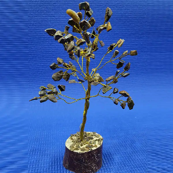 Tigereye Tree Wooden Base small