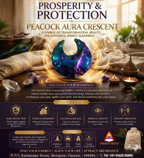 Peacock Aura Crescent